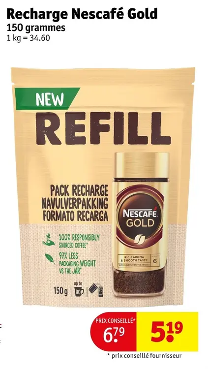 Offre: Recharge Nescafé Gold