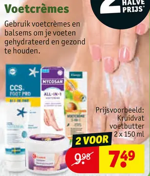 Aanbieding: Kruidvat voetbutter