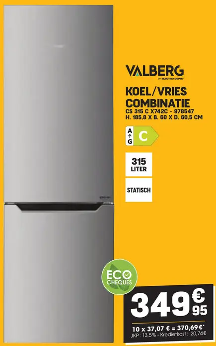 Promotie: Koel/vries combinatie