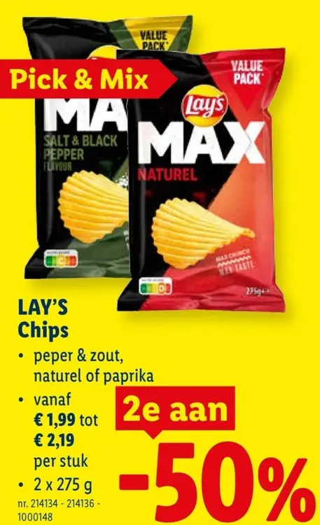 Promotie: Chips