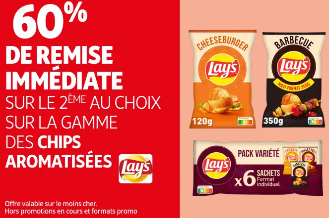 Offre: La gamme des chips aromatisées