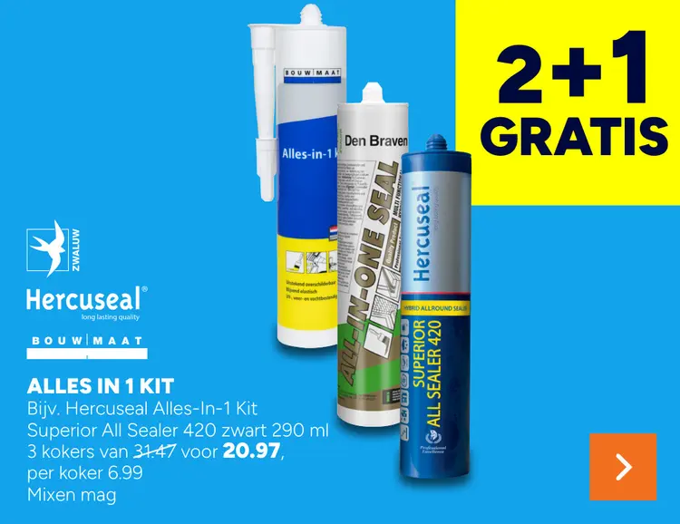 Aanbieding: Hercuseal Alles-In-1 Kit Superior All Sealer 