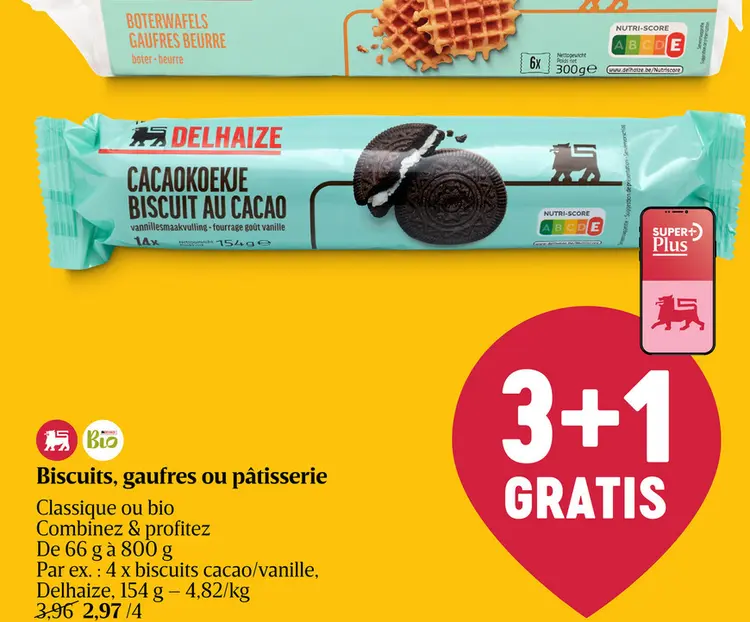 Offre: Cacaokoekje biscuit au cacao