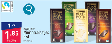 Aanbieding: MOSER ROTH Minichocolaatjes