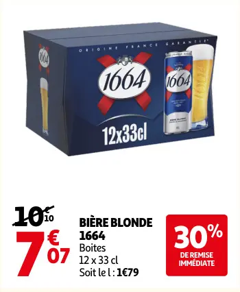 Promotie: Bière blonde