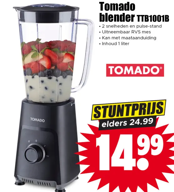 Aanbieding: Tomado blender