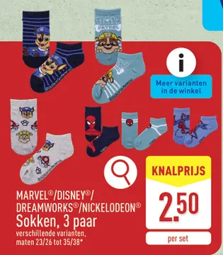 Aanbieding: Sokken, 3 paar