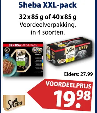 Aanbieding: Sheba XXL-pack