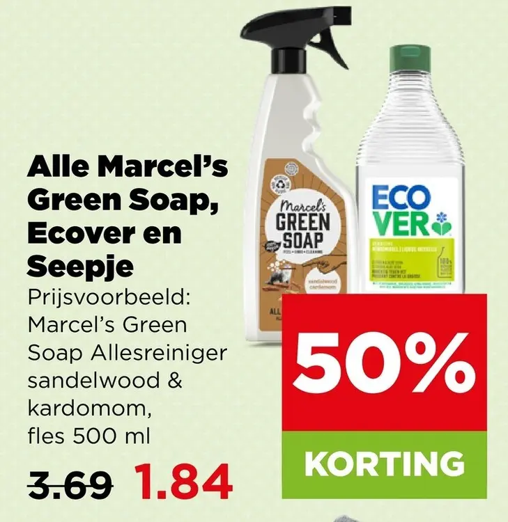 Aanbieding: Alle Marcel's Green Soap, Ecover en Seepje