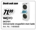 Promotie: Universele staPelkit met lade