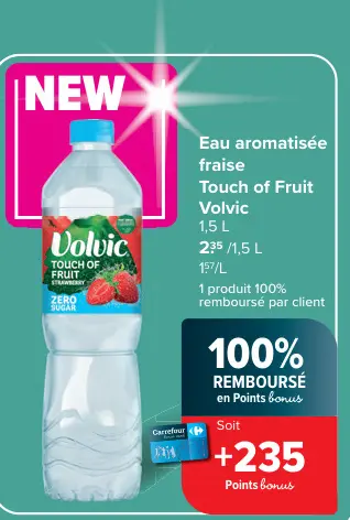 Offre: Eau aromatisée fraise