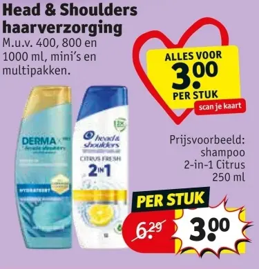 Promotie: Head & Shoulders haarverzorging