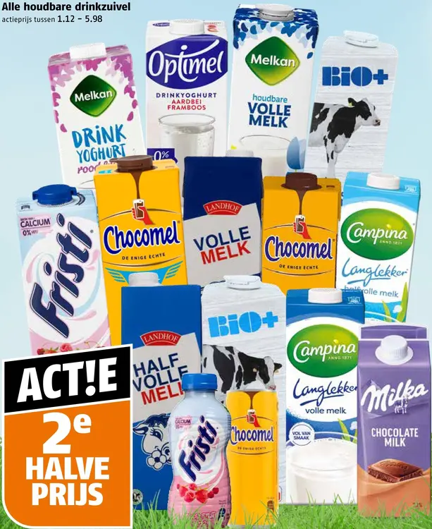 Aanbieding: Houdbare drinkzuivel
