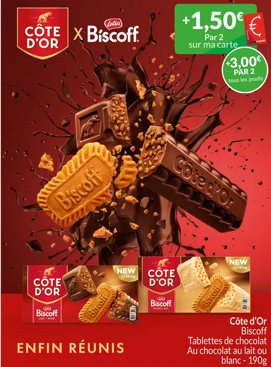Offre: Côte d'Or Biscoff