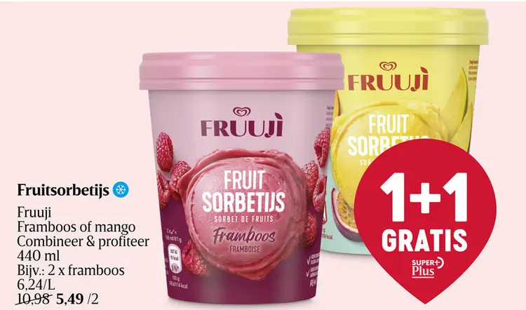 Aanbieding: Fruitsorbetijs