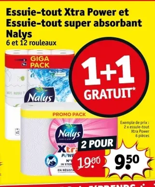 Offre: Essuie-tout Xtra Power et Essuie-tout super a