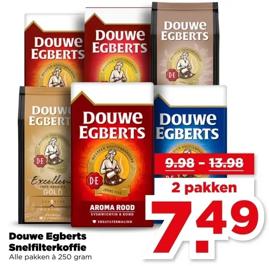 Aanbieding: Snelfilterkoffie