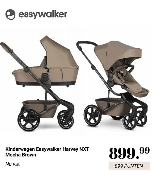 Aanbieding: Kinderwagen Easywalker Harvey NXT Mocha Brown