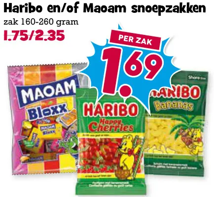 Aanbieding: Snoepzakken