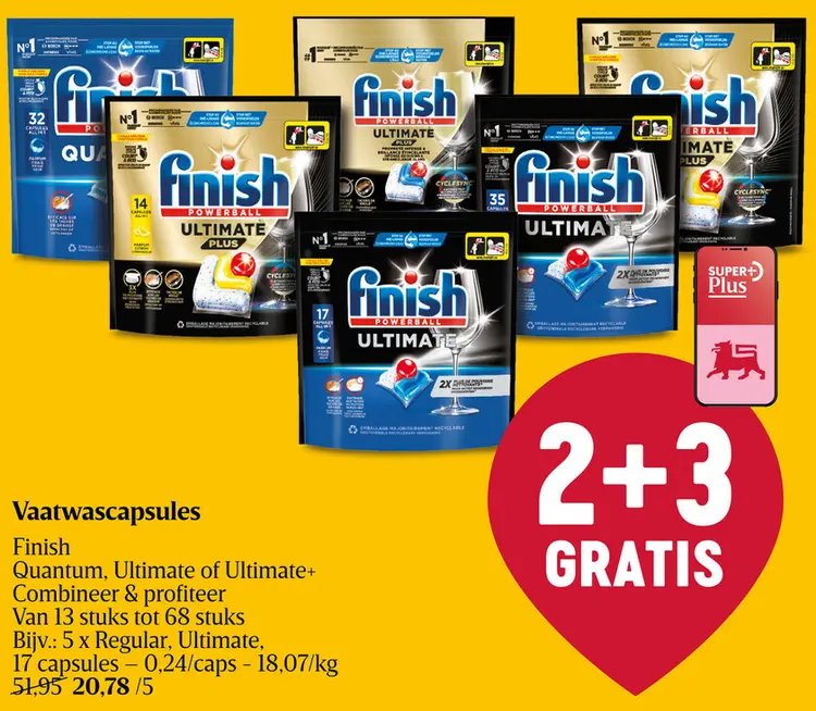 Promotie: Vaatwascapsules