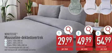 Aanbieding: Mousseline-dekbedovertrek