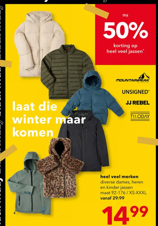 Aanbieding: Jassen