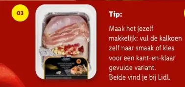 Promotie: Gevulde kalkoen