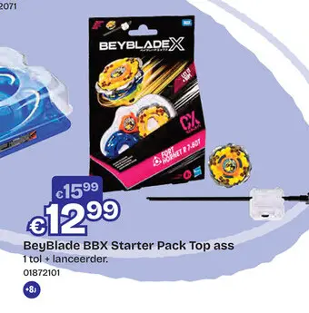 Promotie: Beyblade BBX Starter Pack Top ass