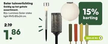Aanbieding: Solar tuinverlichting