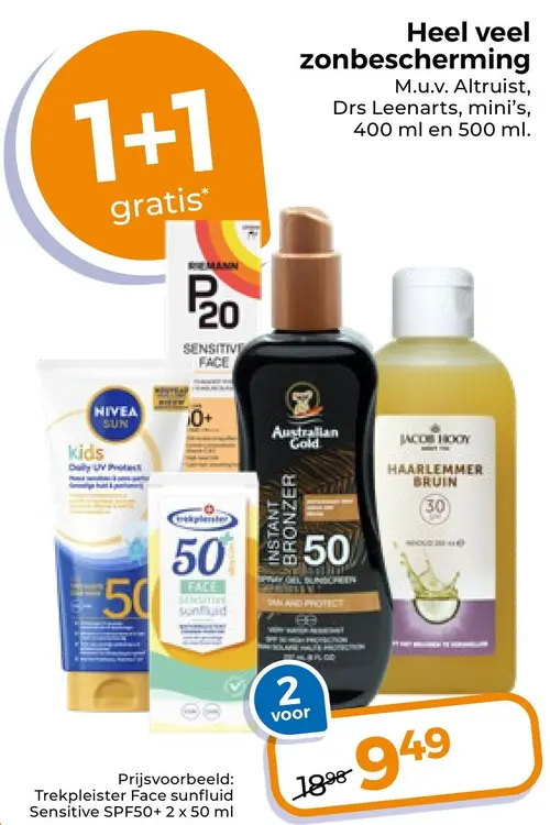 Aanbieding: Heel veel zonbescherming