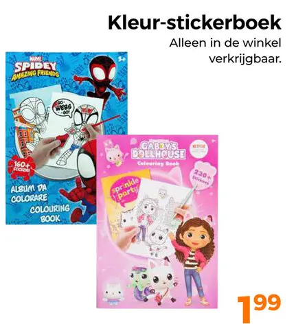 Aanbieding: Kleur-stickerboek