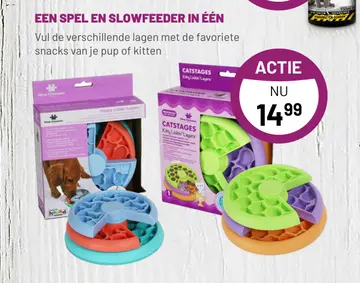 Aanbieding: EEN SPEL EN SLOWFEEDER IN ÉÉN