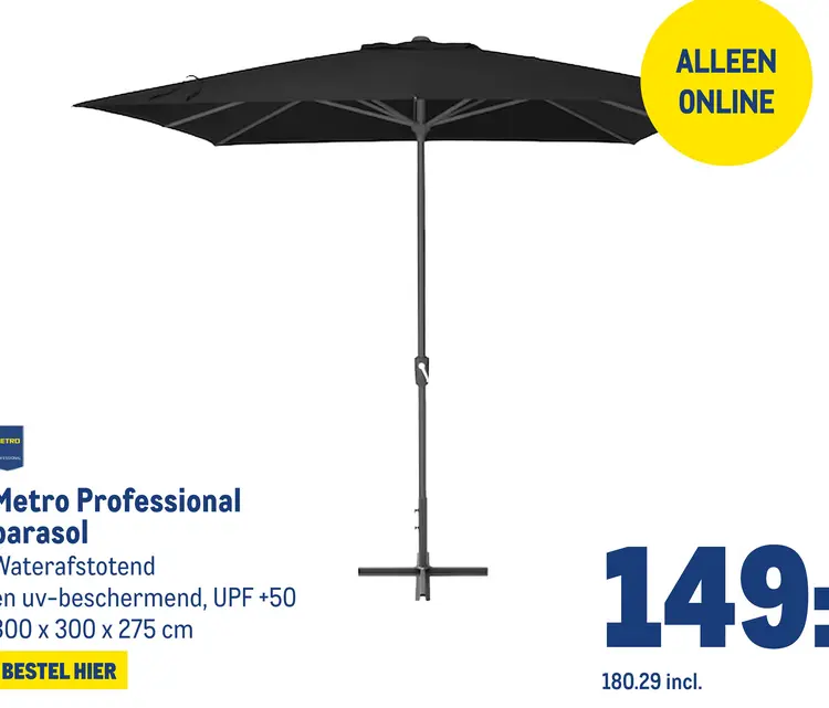Aanbieding: parasol