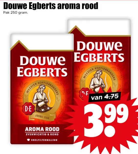 Aanbieding: Douwe Egberts aroma rood