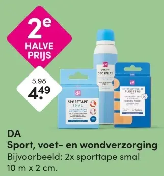 Aanbieding: Sport, voet- en wondverzorging