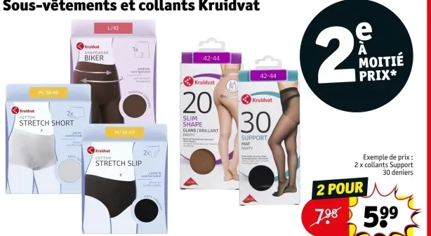 Offre: Sous-vêtements et collants