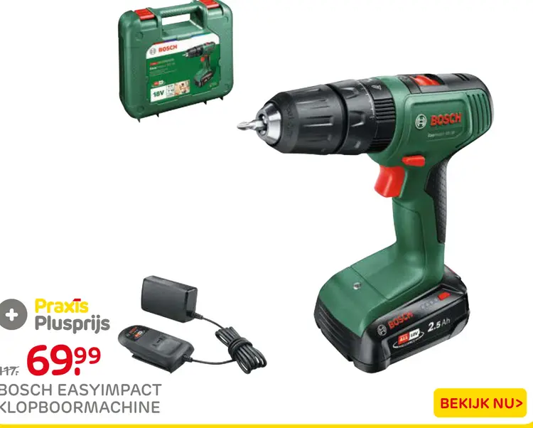 Aanbieding: Bosch easyimpact klopboormachine