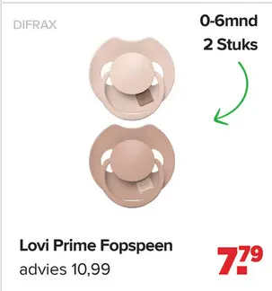 Promotie: Lovi Prime Fopspeen