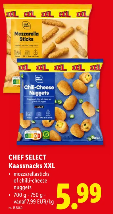 Promotie: Kaassnacks XXL