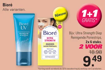 Aanbieding: Ultra Strength Diep Reinigende Poriestrips