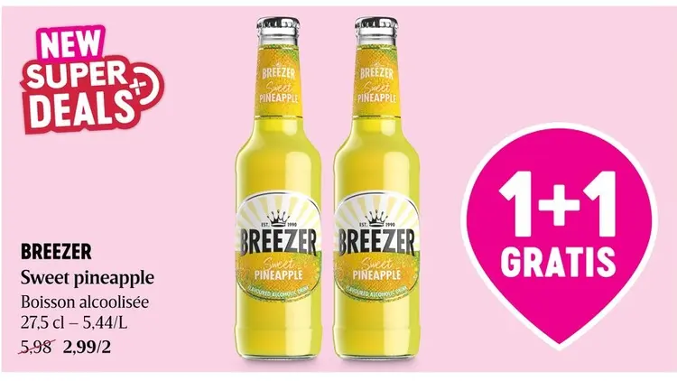 Offre: Breezer Sweet pineapple
