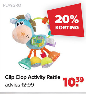 Aanbieding: Playgro Clip Clop Activity Rattle