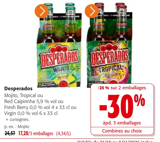 Offre: Desperados