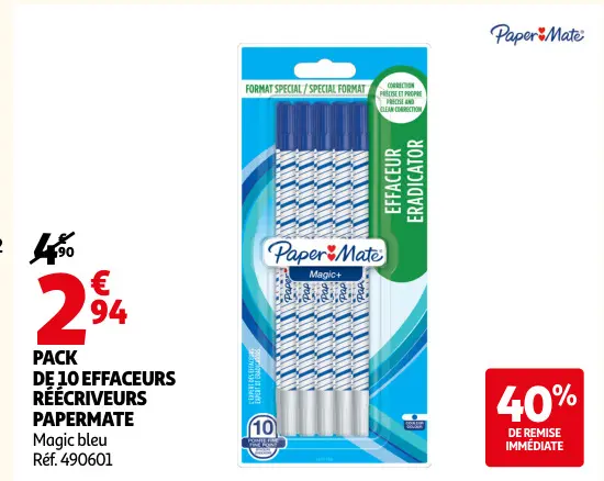 Promotie: Effaceurs réécriveurs