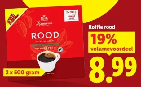 Aanbieding: Bellarom Koffie rood