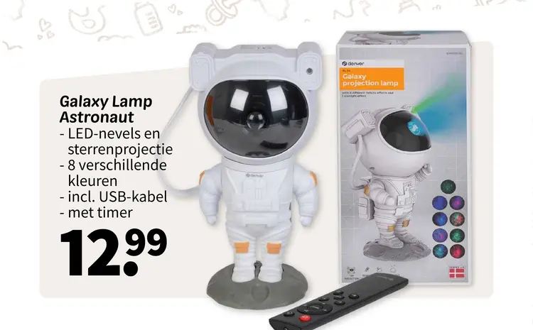 Aanbieding: Galaxy Lamp Astronaut