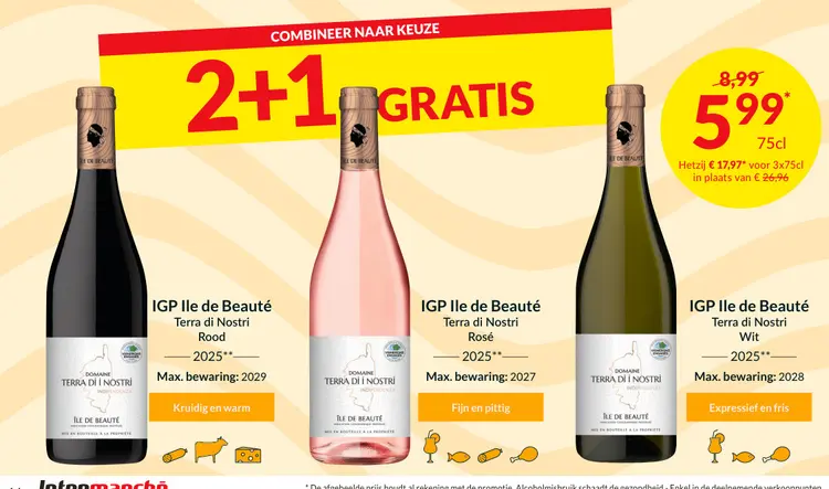 Promotie: IGP Ile de Beauté Terra di Nostri