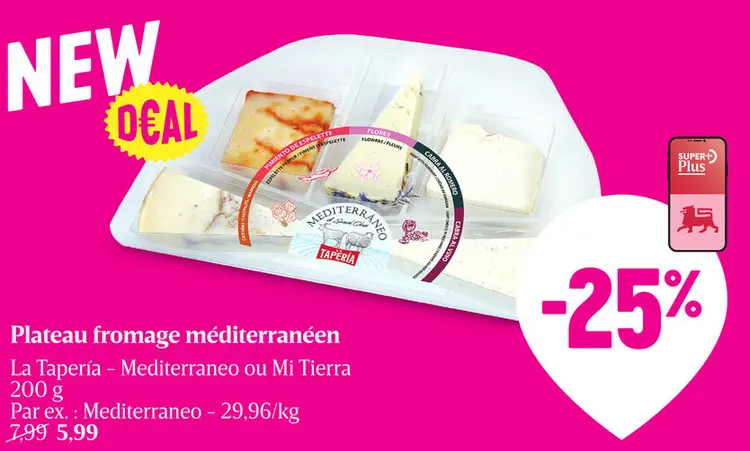 Offre: Plateau fromage méditerranéen