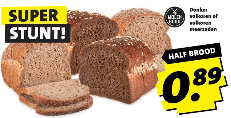 Aanbieding: Donker volkoren of volkoren meerzaden