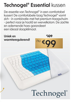 Aanbieding: Kussen Technogel Essential